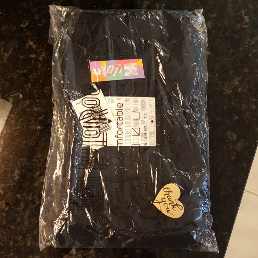 Lularoe black leggings OS